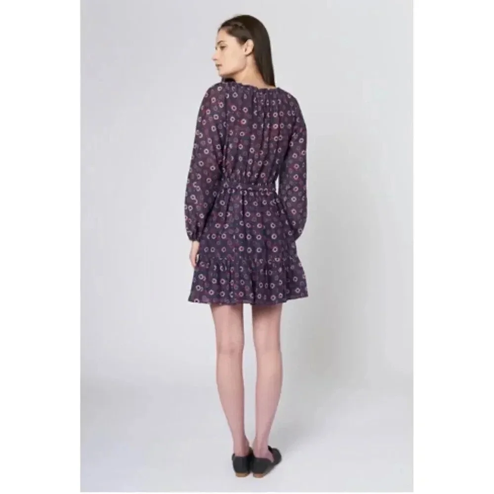 Xirena Jia Dress Navy Rouge -sz M - Picture 3 of 14